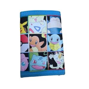 Pokemon Trifold Wallet Pikachu Charmander Bulbasaur Snorlax